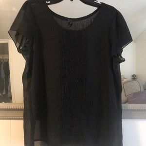 Black dress blouse